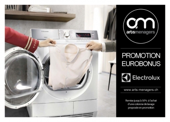 Promotion EUROBONUS lave-linge et sèche-linge ELECTROLUX